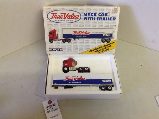 True Value hardware store, Mack Cab w/trailer, NIB