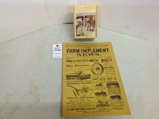 Vintage Catalog, "The Farm Implement News" 1889, Chicago, Ill, Vol. X. No.