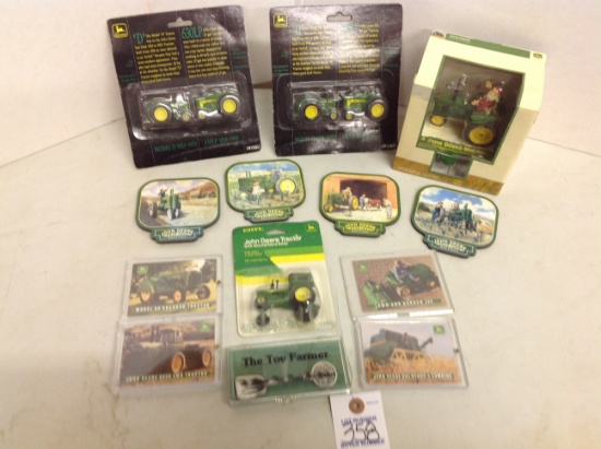 misc. John Deere items, tractors and more