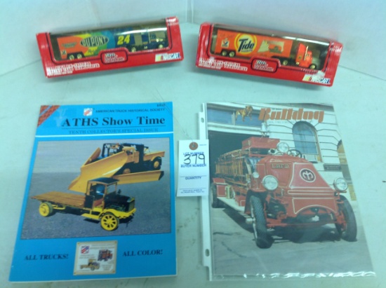 ATHS 2003 show time & Bulldog catalogs, & 2 semi's Dupont & Tide