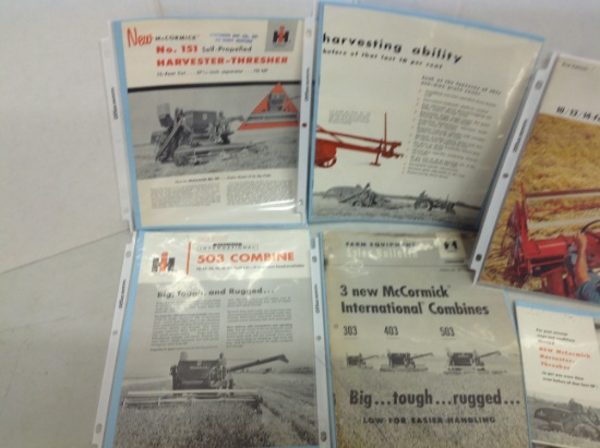 IH Harvesting equipment catalogs and more