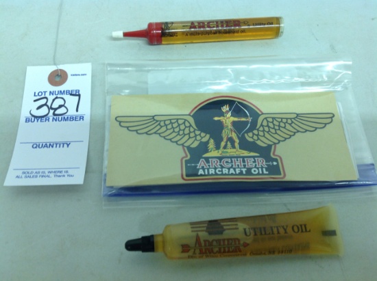 Archor oil sales men samples