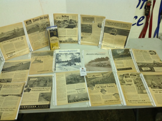 Caterpillar advertisement items and more
