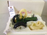 John Deere B Tractor Clock, Fragile, NIB, Danbury Mint