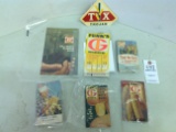 Trojan advertisment and Funk G corn books