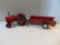 McCormick International WD-9 Tractor with Manure Spreader, hitch broken and