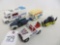 Winnebago, vintage truck & camper, jeep and trailer w/snow mobile