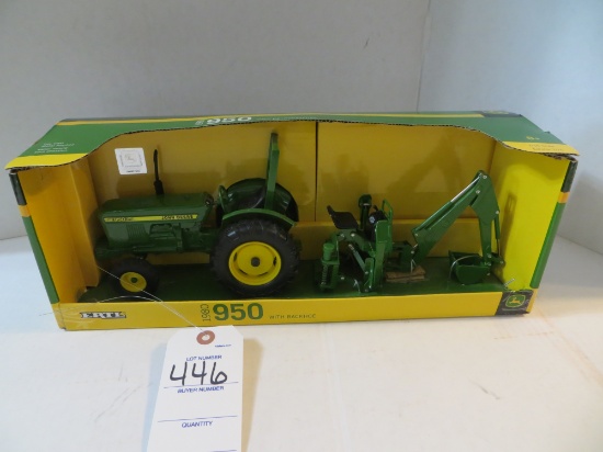John Deere 1980, 950 Tractor with Backhoe