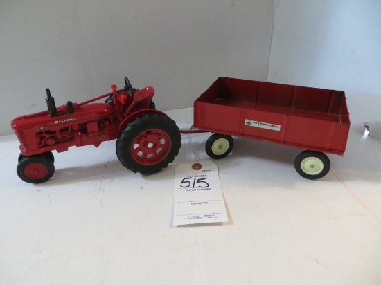 McCormick Farmall "H" Tractor with International wagon