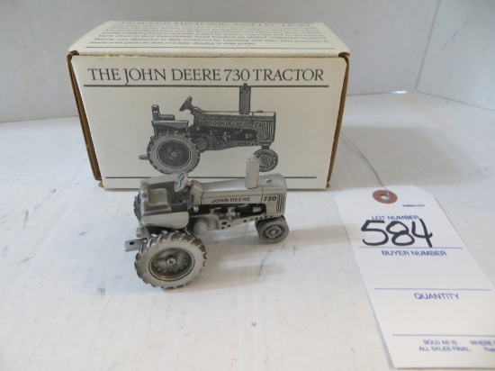 John Deere Pewter Historic Collection 730 Tractor