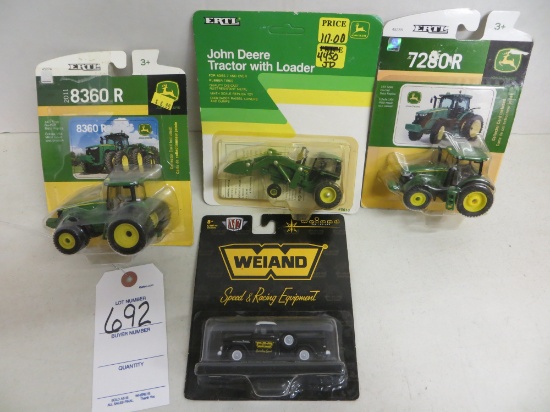 John Deere tractors and Weiland speed & racing truck