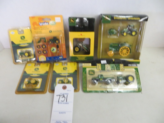 selection of John Deere mini's and 1/64th