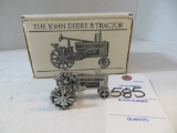 John Deere Pewter Historic Collection B Tractor