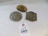 3 John Deere Belt Buckles
