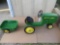John Deere 30 series pedal w/wagon, both repaint