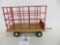 H&S custom thrower hay wagon