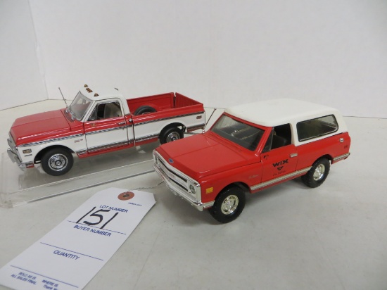 1972 Chevy pickup, 1969 Chevy Blazer, Wix Limited Edition
