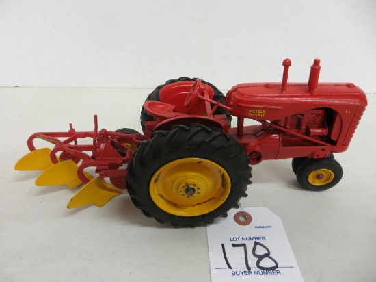 Massey Harris 44 w/3 bottom plow, Ruehl, Custom very nice