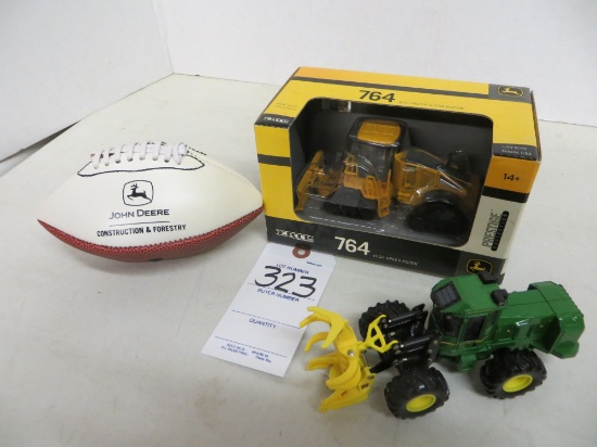 John Deere 764 Prestige Dozer, JD 843J chopper, JD Construction & f