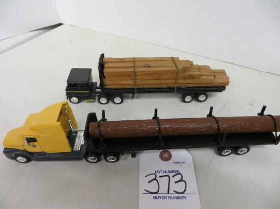 2 logging semi's