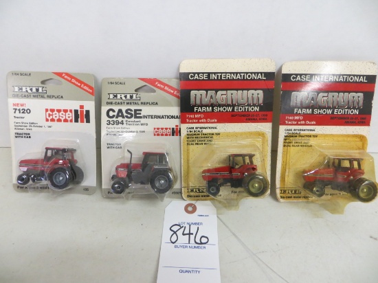 2 Magnum Farm Show Editions 7140's & 7120 & CIH 3394 Constant Traction MFD,