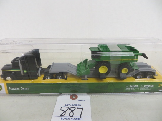 John Deere Hauler Semi w/combine