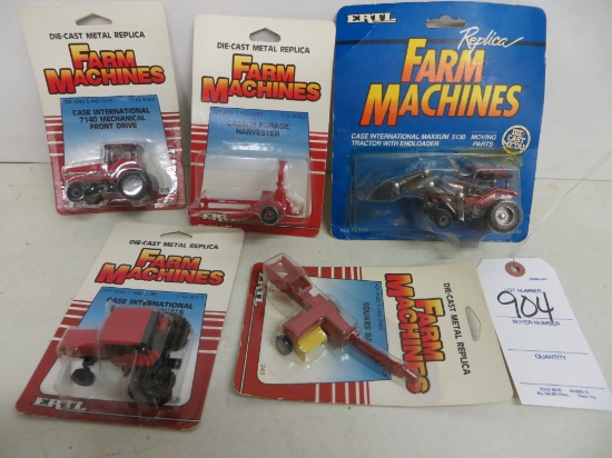selection of IH tractors & implements