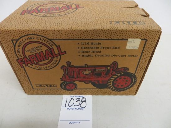 Farmall F-20 tractor, Iowa Welcome Center