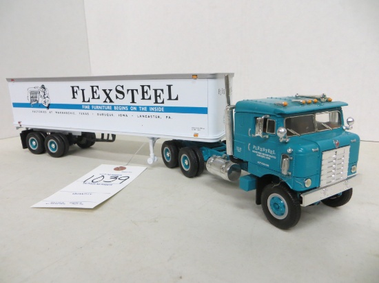 1953 Kenworth cab over w/Flexsteel enclosed trailer "Fine furniture begins