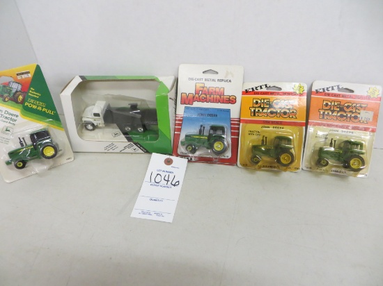 4 John Deere tractors w/Implement truck