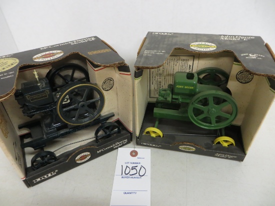 McCormick-Deering Model M and JD E, Vintage Engines