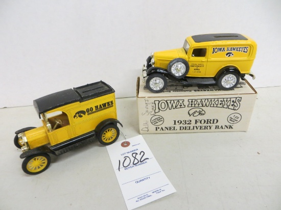 2 John Deere 1932 Panel van & 1930 Ford model van