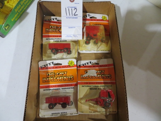 3 IH wagons & baler