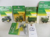 assortment of John Deere 1/64 scale