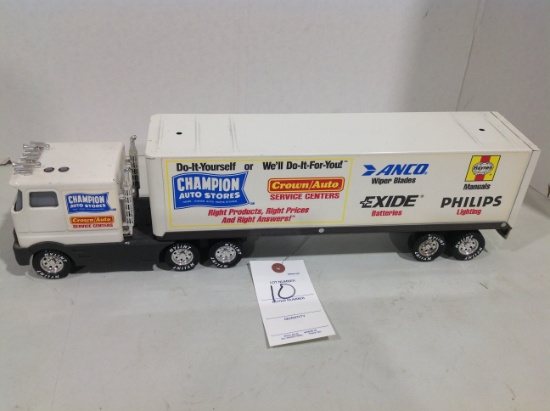 Nylint Semi, Champion Auto Stores, Exide, Philips, Anco, Crown/Auto