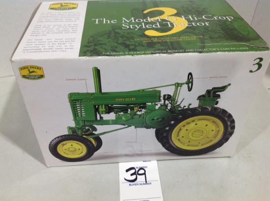 John Deere Model G Hi-Crop styled tractor #3