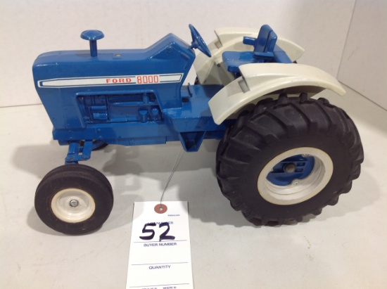 Ford 8000 tractor 1/8 scale, missing muffler