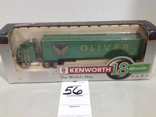 Oliver Kenworth 18 wheeler semi bank by Liberty