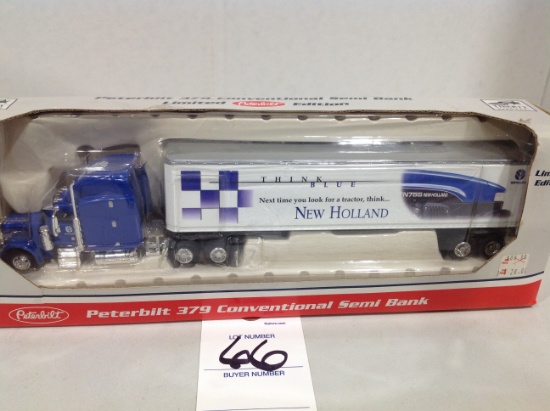 Peterbilt 379 Conventional Semi, Limited Edition, New Holland
