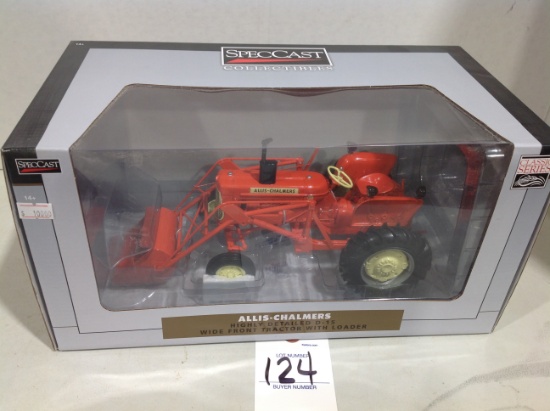 Allis Chalmers Highly detailed D-15 w/wf & loader, SpecCast