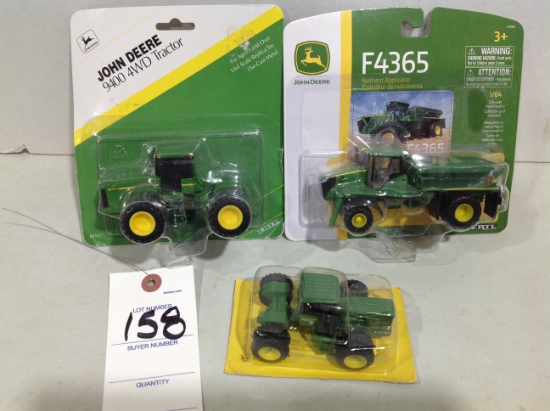 John Deere 9400 4WD tractor, 9450 4wd tractor & F4365 Nutrient Applicator