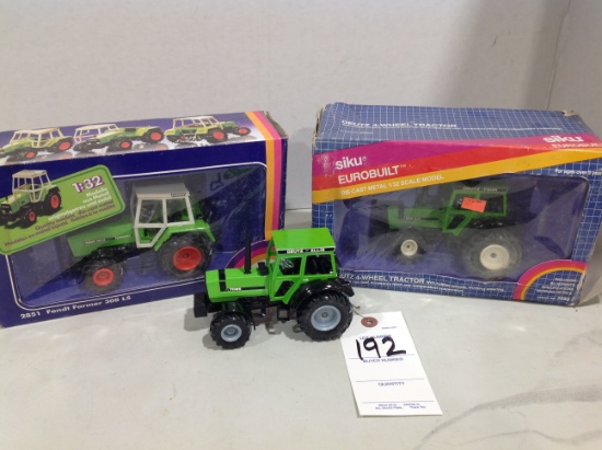 2 Deutz Allis 7085 & DX 4.7, Fendt Farmer 309 LS 1/32 scale