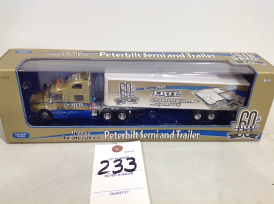 Peterbilt Semi and trailer, 60th Anniversary of Ertl's