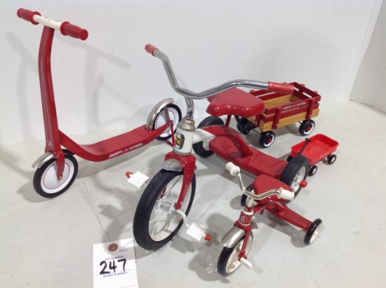 Radio Flyer  tricycle, bike, wagon, scouter