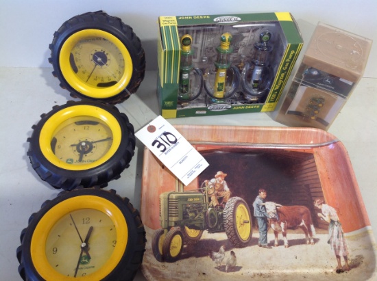 assortment of John Deere items