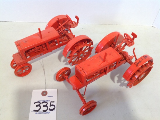 2 AC WC tractors, one signed by Joe Ertl