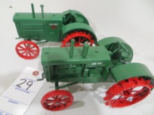Hart-Parr 28-44, Oliver 90 vintage tractors, Spec-Cast, 1/16 scale