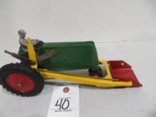 Oliver 70 Row Crop w/loader, 1950's Silk 1/16 scale