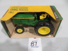 John Deere Utility Tractor w/wf, Ertl w/near mint box, 1/16
