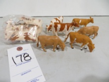 assortment of cows